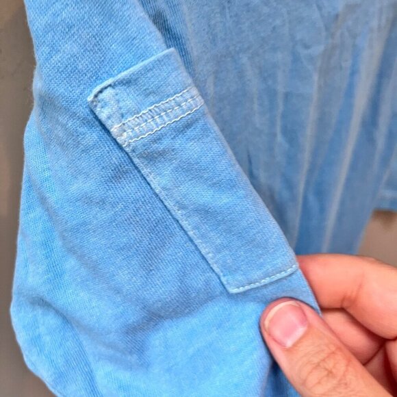 NEW Vintage Fresh Produce Ocean Blue Jersey Romper For Baby 24 Months With Pocke - Picture 3 of 5